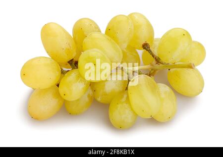 white grape path isolated on white Stock Photo