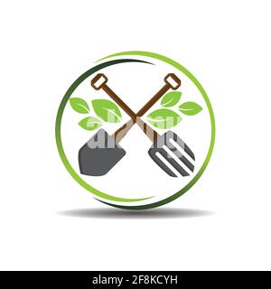 Farm tools icon isolated on white background from farming and gardening collection. Vector illustration EPS.8 EPS.10 Stock Vector