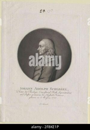 Schlegel, Johann Adolf. Stock Photo