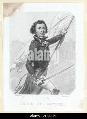 Ludwig Philipp II., Duke of Orléans. Stock Photo