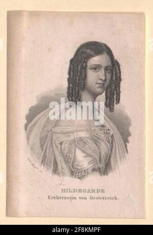 Hildegard, Princess of Bavaria (18251864 Stock Photo Alamy