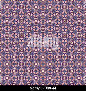 Color pattern texture. Colored ornamental graphic design. Mosaic ornaments. Pattern template. Vector illustration. Stock Vector