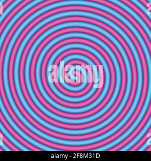 Abstract blue and pink candy spiral background. Pattern design for banner, cover, flyer, postcard, poster, other. Round lollipop vector illustration Stock Vector