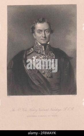Hardinge, 1st Viscount Hardinge of Lahore, Henry Stock Photo - Alamy
