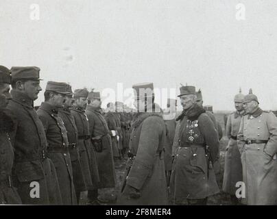 Front visits high commanding officers and the monarchs on the Russian ...