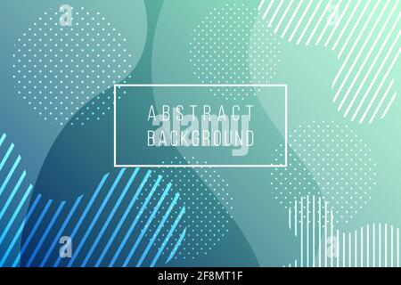 colorful green abstract geometric background vector illustration Stock Vector