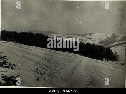 View of Orlowka against the north, southern slope of Kobyla height ...