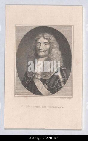 Gramont, Antoine Count de Guiche, Duke of. Stock Photo