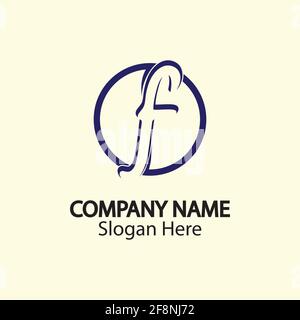 F Letter vector icon illustration design Stock Vector