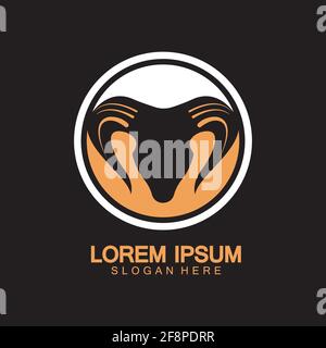 Rams goat head logo icon design vector illustration Stock Vector