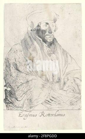 Erasmus of Rotterdam Stecher: Dyck, Anton Vanverlag: Dating, Hendrick u. Cornelis supplement: Antwerp Stock Photo