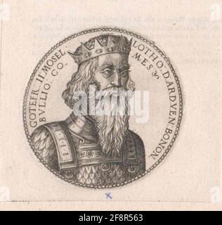 Gottfried [III.], The Bearded, Count of Verdun, Duke of Oberlothringen. Stock Photo