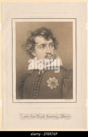 Ludwig I, King of Bavaria. Stock Photo