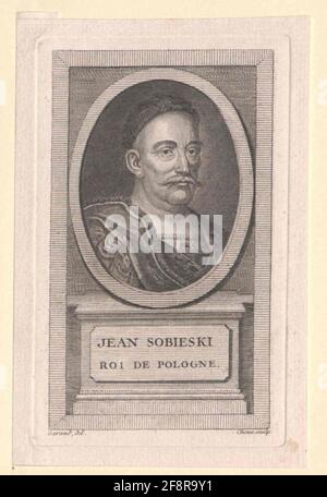 Johann III. Sobieski, King of Poland. Stock Photo