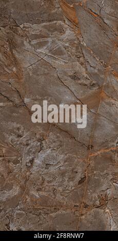 brown color natural marble design with gloss surface stone texture and veins high resolution image for tiles and slabs design Stock Photo