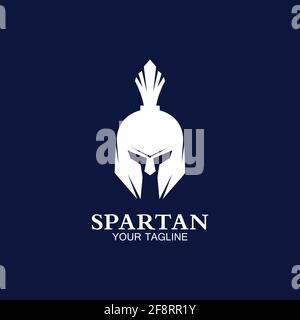 spartan logo icon designs vector Stock Vector