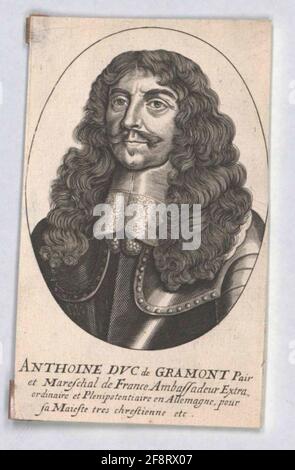 Gramont, Antoine Count de Guiche, Duke of. Stock Photo