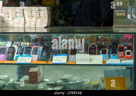 Daily life in Xiangyang old town Stock Photo