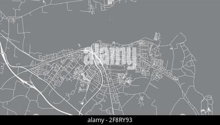 Urban vector city map of Holbaek, Denmark Stock Vector Image & Art - Alamy