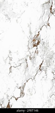 white marble design polished finish natural veins image use for tiles slabs design Stock Photo