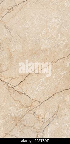 beige color stone design with natural marble texture and veins use for tiles design Stock Photo