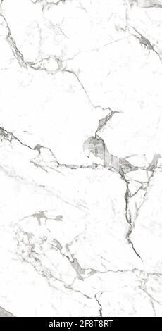 Statuario marble design with polished surface with white base and dark veins Stock Photo