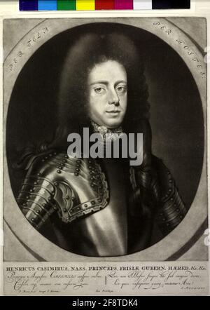 Heinrich Kasimir II, Prince of Nassau-Diez. Stock Photo