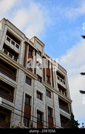 Tehran, Iran. Contemporary apartment buildings in north Tehran Stock Photo