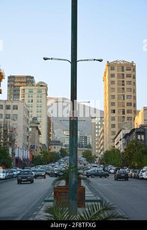 Tehran, Iran. Contemporary apartment buildings in north Tehran Stock Photo