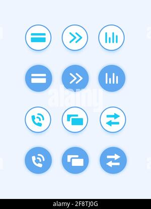 Online banking UI elements kit Stock Vector Image & Art - Alamy