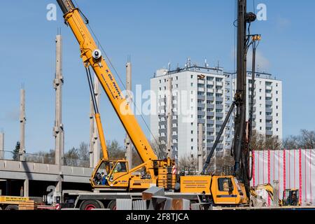 Neubau eines Möbelhauses in Kiel Schleswig-Holstein Stock Photo