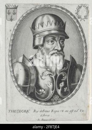TheUderich III., King of the Franconia. Stock Photo