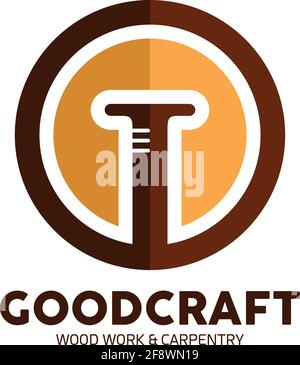 logo design good craft vector Stock Vector