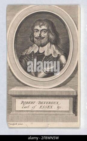 Devereux, 3rd Earl of Essex, Robert Stecher: Gucht, Michael Van Deraldation: 1675/1725 Stock Photo