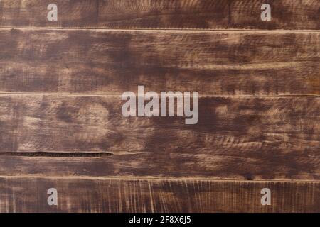 Dark brown wooden texture background arranged horizontally Stock Photo