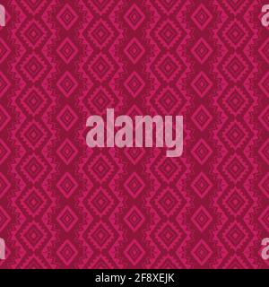 Seamless pattern with geometric elements in tribal style. Prehistoric drawings. Outline. Stock Vector