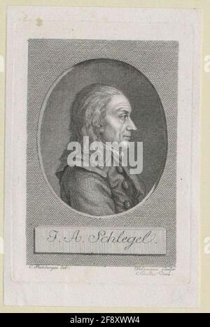 Schlegel, Johann Adolf. Stock Photo