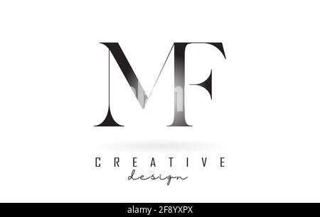 Premium Vector | Mf logo design template