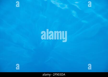 Blue Tones Water Waves Surface as Background Stock Photo