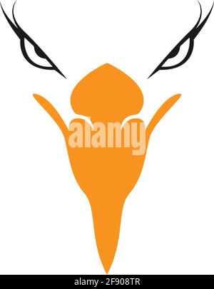 Falcon, Eagle Bird Logo Icon Design Vector Template Stock Vector