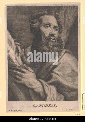 Andreas, Holy Apostles. Stock Photo