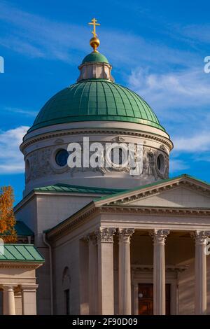 Tomb of the Yusupov counts in the Arkhangelskoye estate, Moscow region, Russia Stock Photo