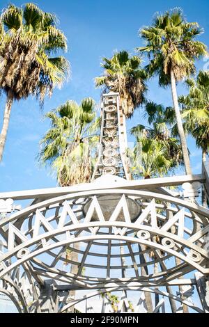 Start of the Hollywood Walk of Fame, Los Angeles, California, USA Stock Photo