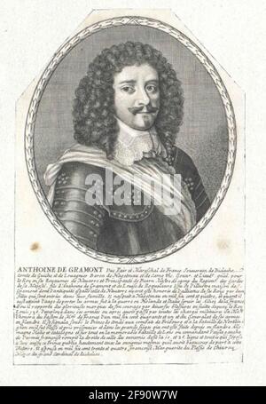 Gramont, Antoine Count de Guiche, Duke of. Stock Photo