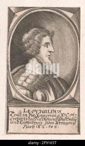 Leovigild, König der Westgoten 1601/1750 Stock Photo