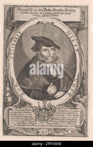 Barnim IX., Duke of Pomeranian Stecher: Walch, Georg Stock Photo