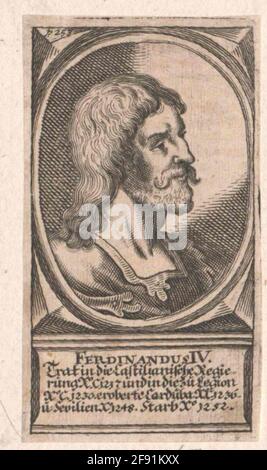 Ferdinand III., The Holy, King of Castile and León. Stock Photo