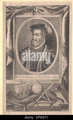 Wilhelm, Duke of Jülich-Kleve-Berg. Stock Photo