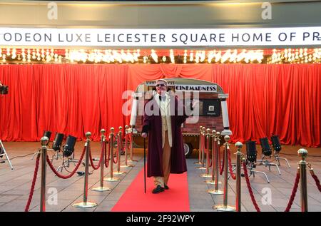 London, UK, 15 April 2017 Graham Mcpherson aka Suggs attends the Mad Miniature premiere at Odeon Luxe Leicester Square in London.Photo embargoed until 19:00, 15th April, 2020. Credit: Doug Peters/EMPICS/Alamy Live News pic taken: 31st March 2021 Stock Photo