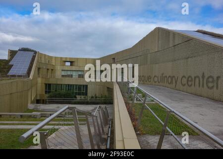 San Sebastian, Spain - Jan 15, 2021: The Basque Culinary Center, a world class culinary school in San Sebastian Stock Photo